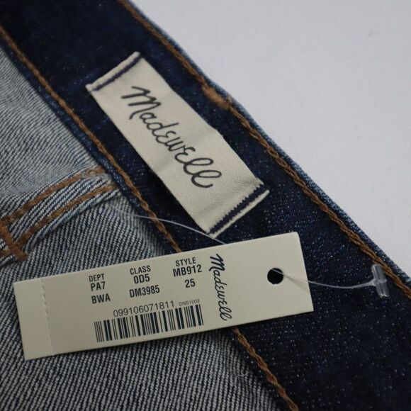 NEW‎ Madewell 11" High-Rise Skinny Jeans in Birchfiel, size 25 - Picture 14 of 15